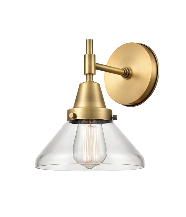 Innovations 447-1W-BB-G4472 One Light Wall Sconce, Brushed Brass