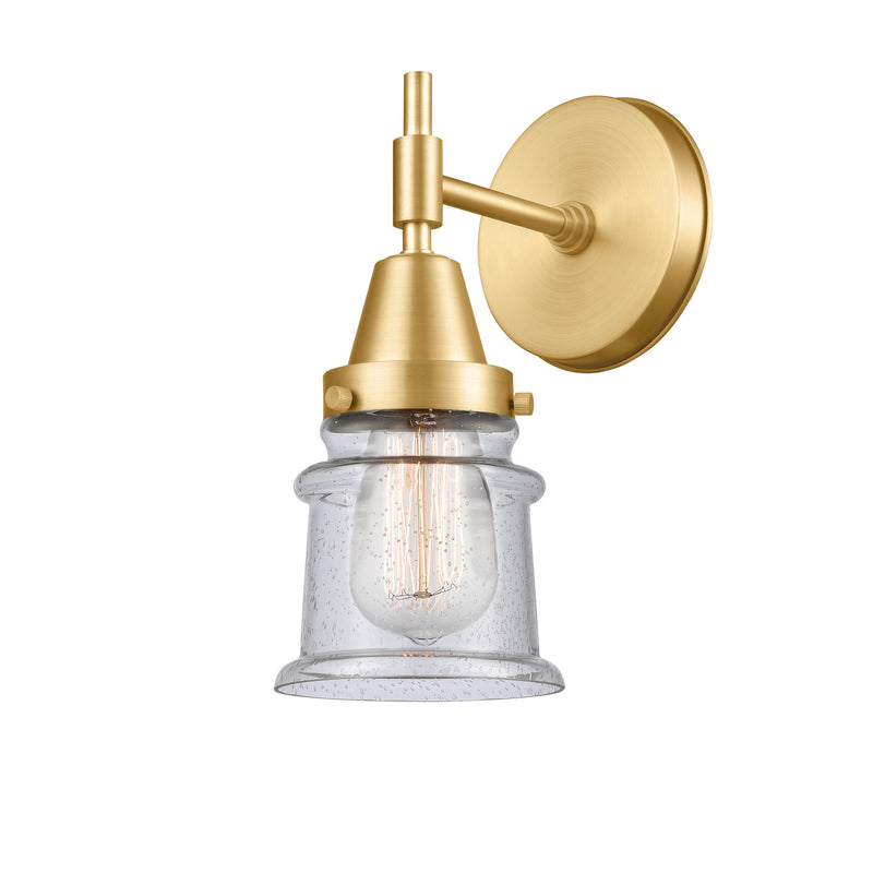 Innovations 447-1W-SG-G184S One Light Wall Sconce, Satin Gold