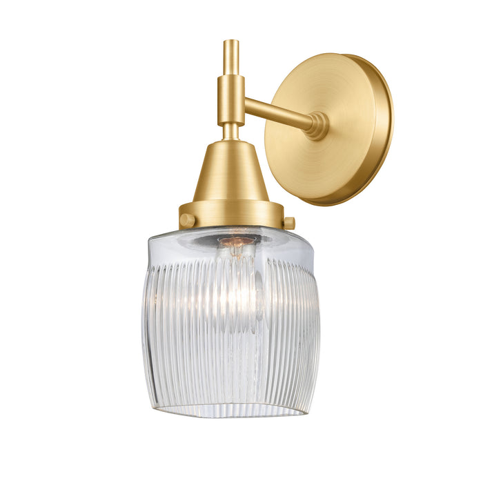 Innovations 447-1W-SG-G302-LED LED Wall Sconce, Satin Gold