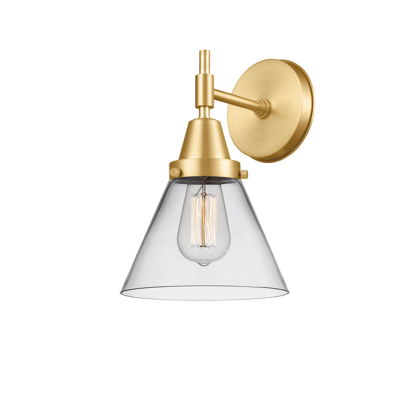 Innovations 447-1W-SG-G42 One Light Wall Sconce, Satin Gold