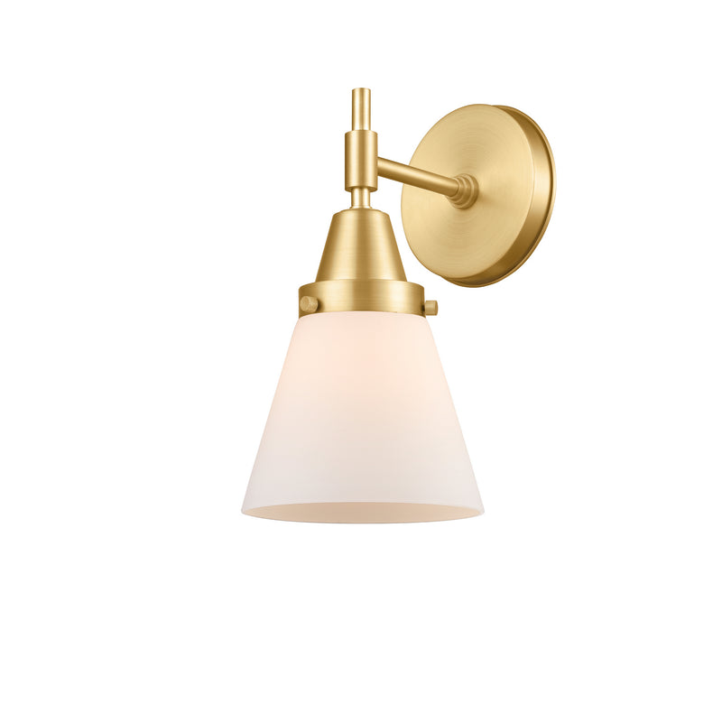 Innovations 447-1W-SG-G61 One Light Wall Sconce, Satin Gold