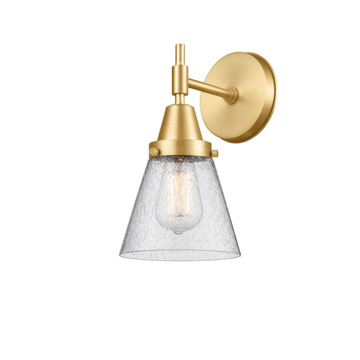 Innovations 447-1W-SG-G64 One Light Wall Sconce, Satin Gold