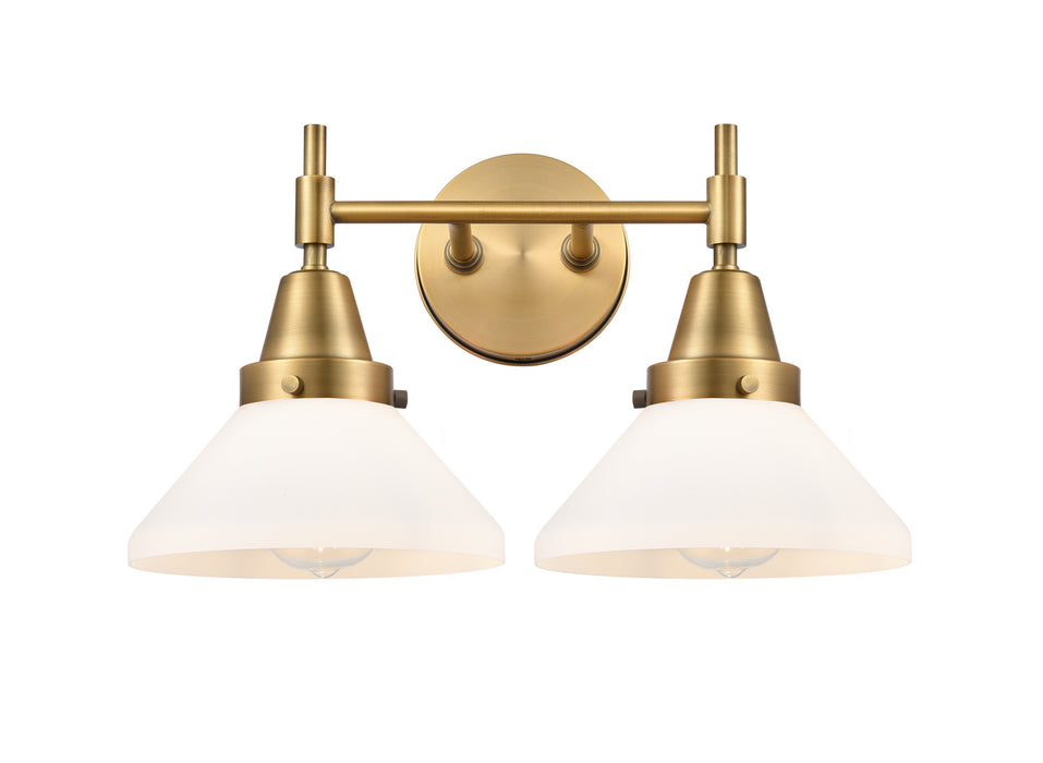 Innovations 447-2W-BB-G4471 Two Light Bath Vanity, Brushed Brass