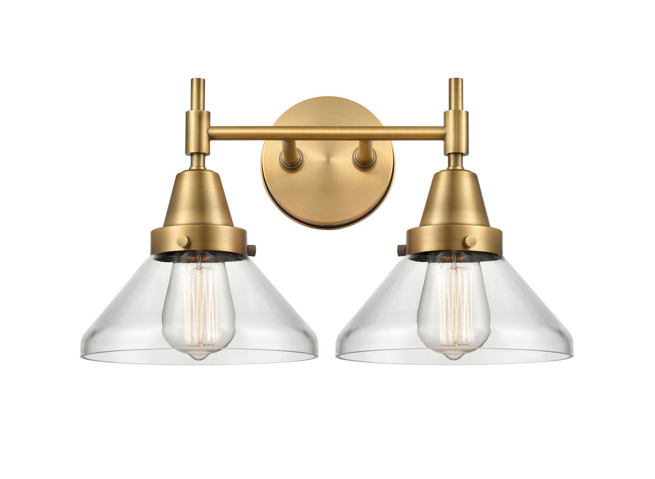 Innovations 447-2W-BB-G4472 Two Light Bath Vanity, Brushed Brass