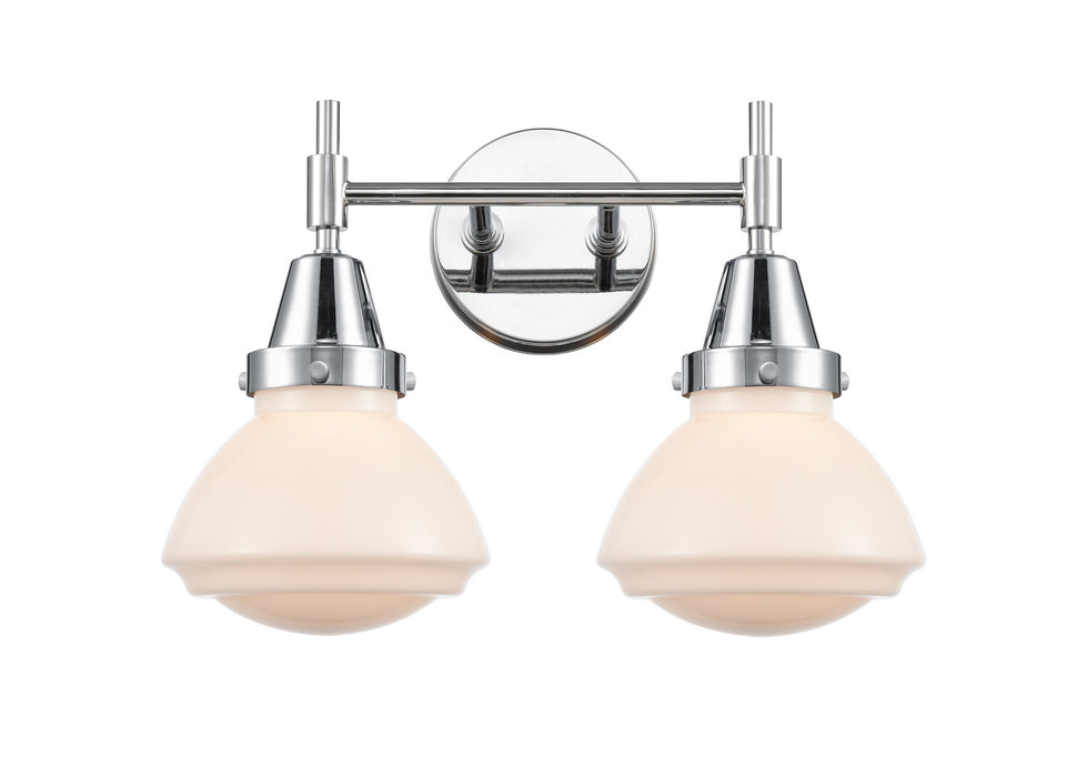 Innovations 447-2W-PC-G321 Two Light Bath Vanity, Polished Chrome