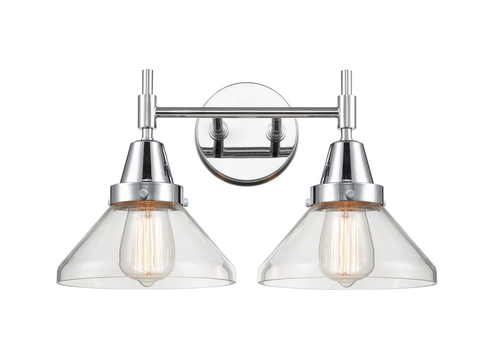 Innovations 447-2W-PC-G4472 Two Light Bath Vanity, Polished Chrome
