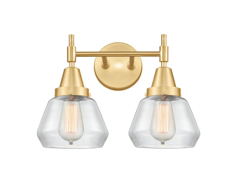 Innovations 447-2W-SG-G172 Two Light Bath Vanity, Satin Gold