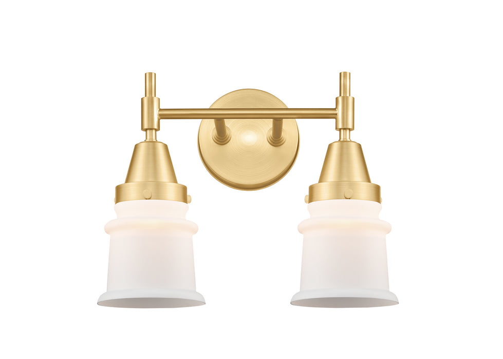 Innovations 447-2W-SG-G181S Two Light Bath Vanity, Satin Gold