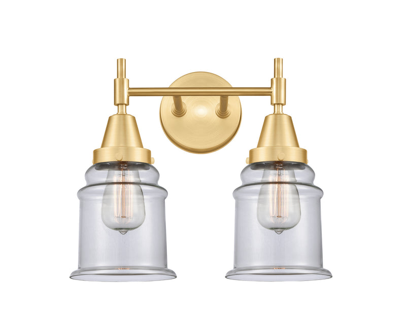 Innovations 447-2W-SG-G182 Two Light Bath Vanity, Satin Gold