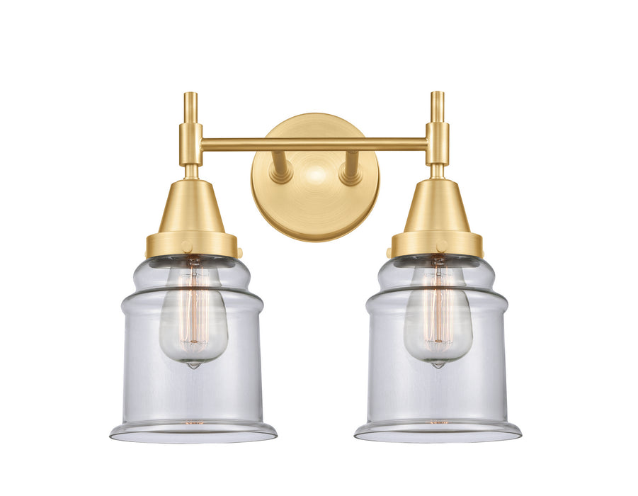 Innovations 447-2W-SG-G182 Two Light Bath Vanity, Satin Gold