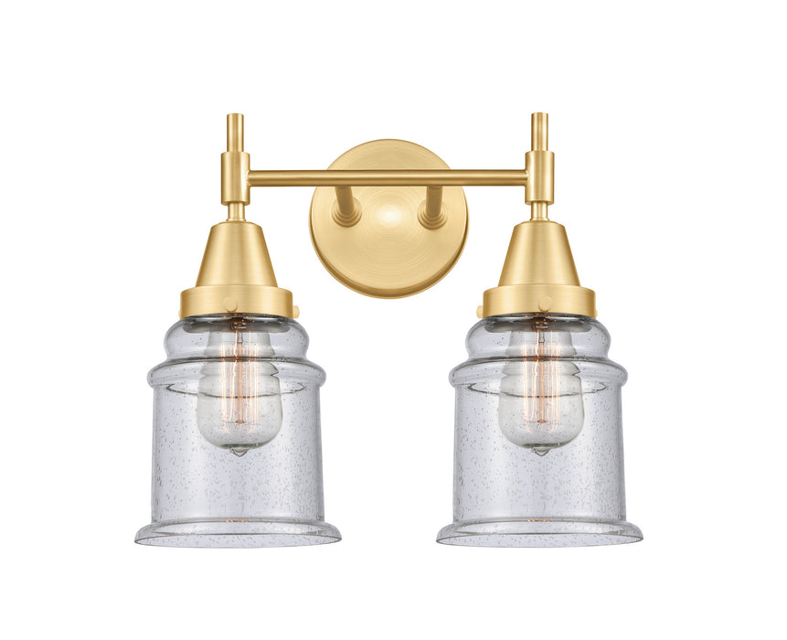 Innovations 447-2W-SG-G184 Two Light Bath Vanity, Satin Gold