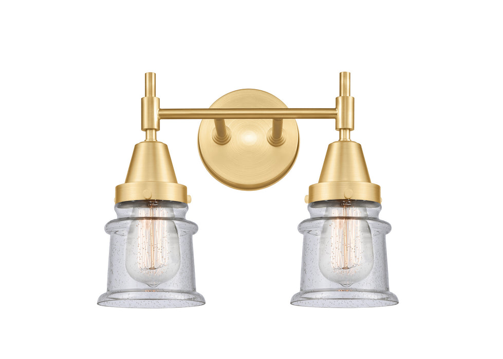 Innovations 447-2W-SG-G184S-LED LED Bath Vanity, Satin Gold