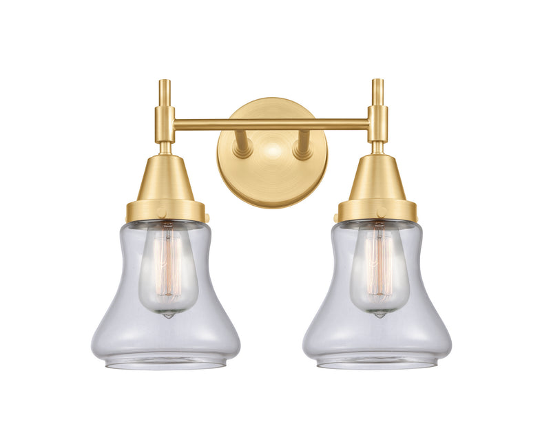 Innovations 447-2W-SG-G192 Two Light Bath Vanity, Satin Gold
