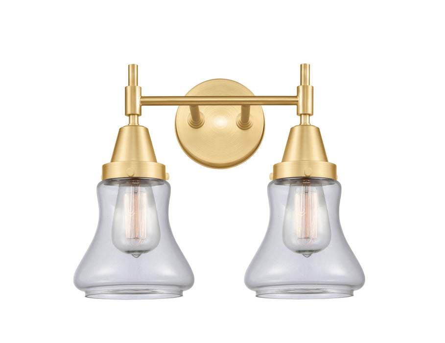 Innovations 447-2W-SG-G192 Two Light Bath Vanity, Satin Gold