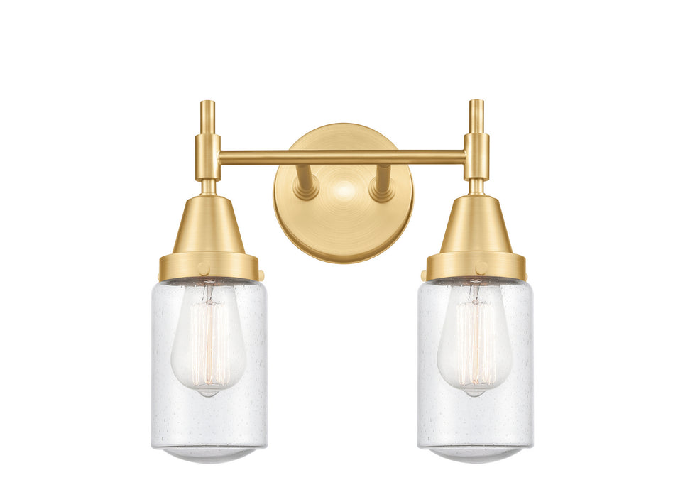 Innovations 447-2W-SG-G314-LED LED Bath Vanity, Satin Gold