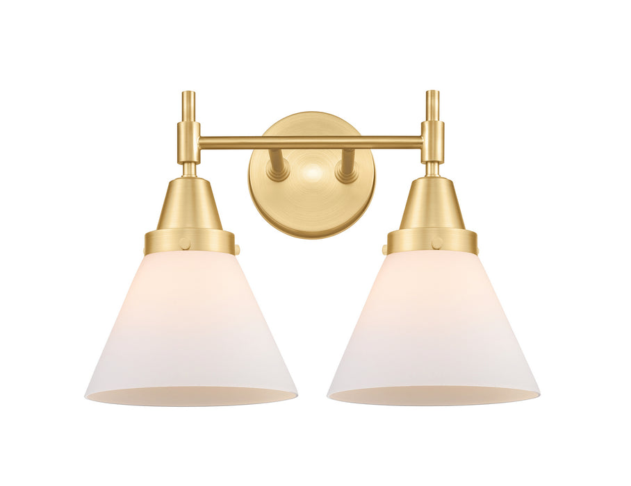 Innovations 447-2W-SG-G41 Two Light Bath Vanity, Satin Gold