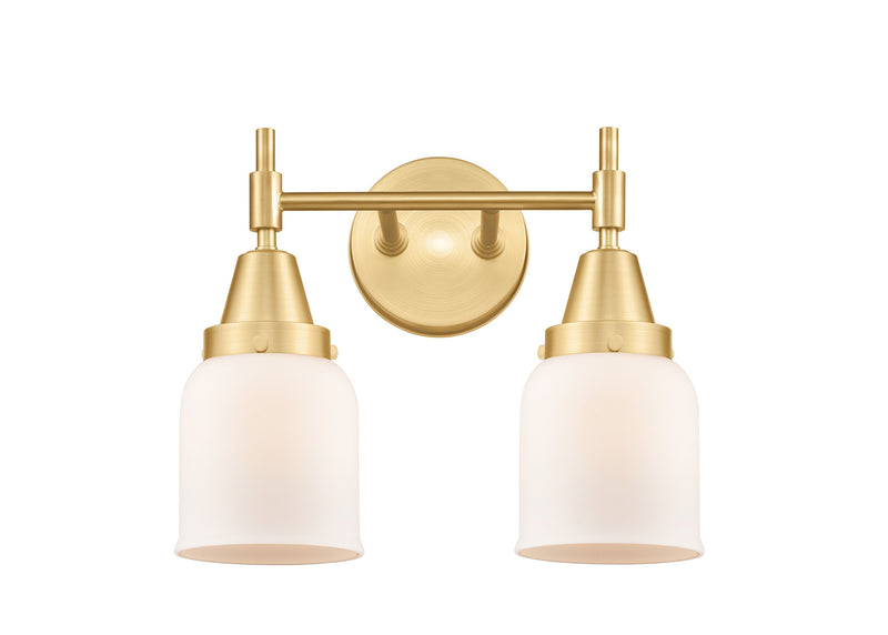 Innovations 447-2W-SG-G51 Two Light Bath Vanity, Satin Gold