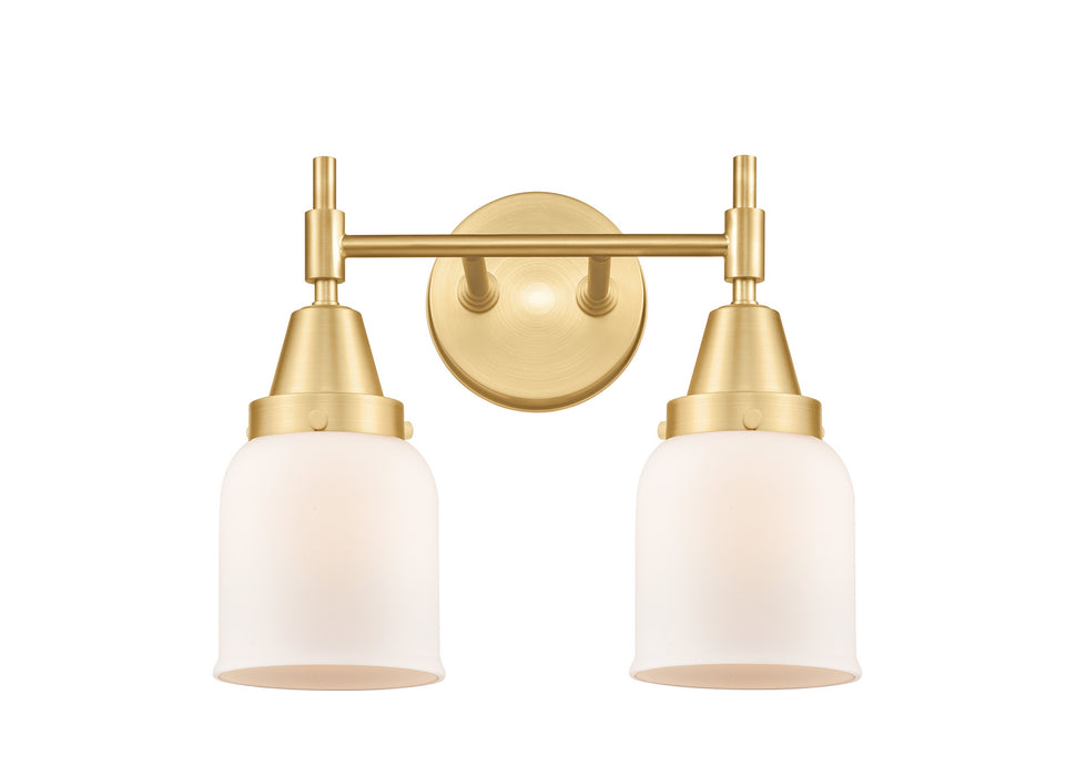 Innovations 447-2W-SG-G51 Two Light Bath Vanity, Satin Gold