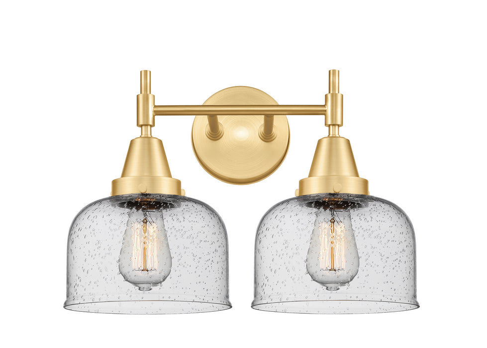 Innovations 447-2W-SG-G74 Two Light Bath Vanity, Satin Gold
