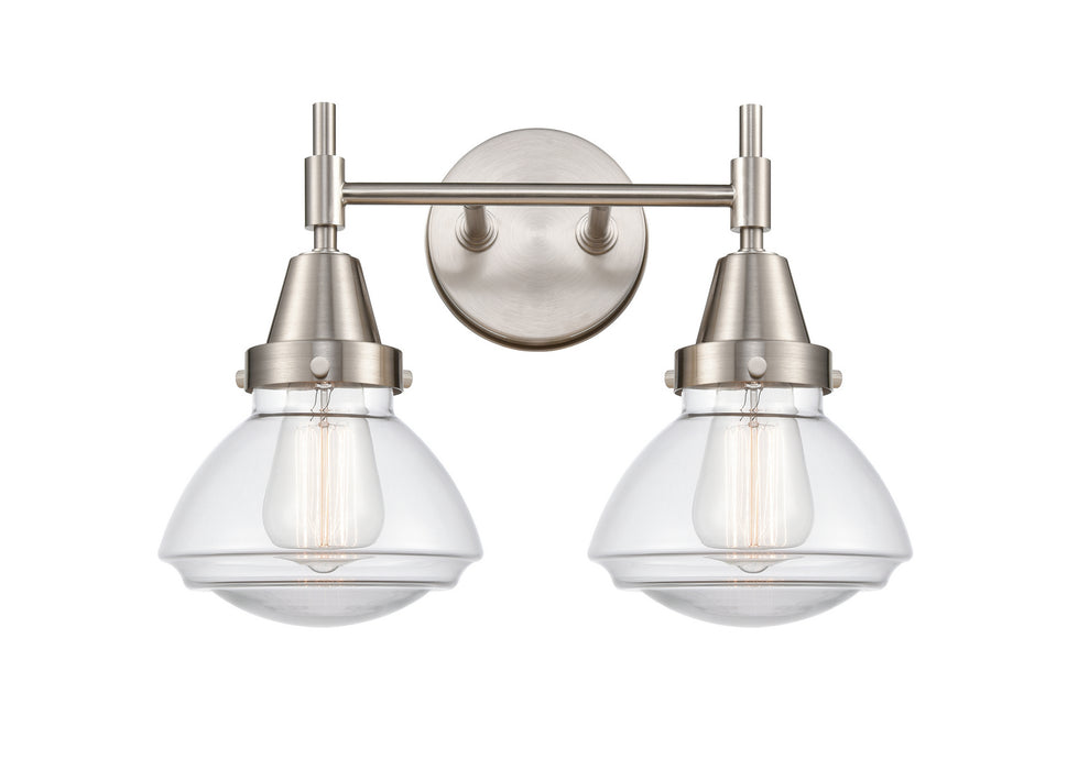 Innovations 447-2W-SN-G322-LED LED Bath Vanity, Satin Nickel