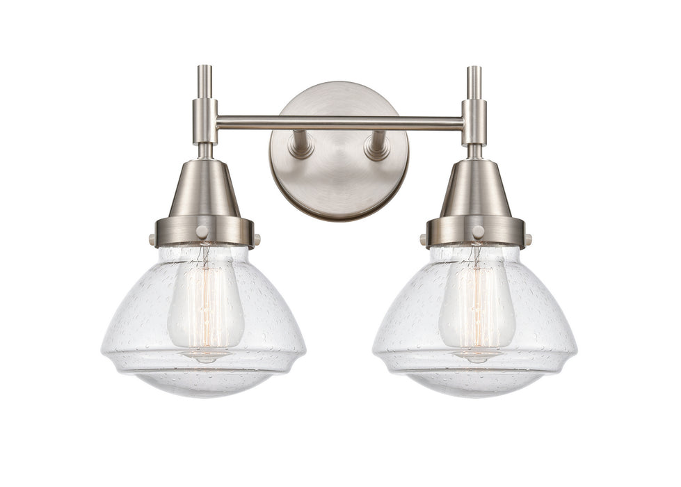 Innovations 447-2W-SN-G324-LED LED Bath Vanity, Satin Nickel
