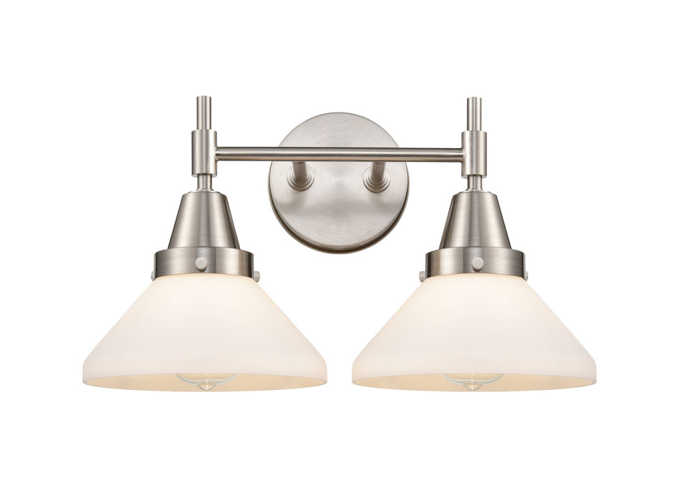 Innovations 447-2W-SN-G4471 Two Light Bath Vanity, Satin Nickel