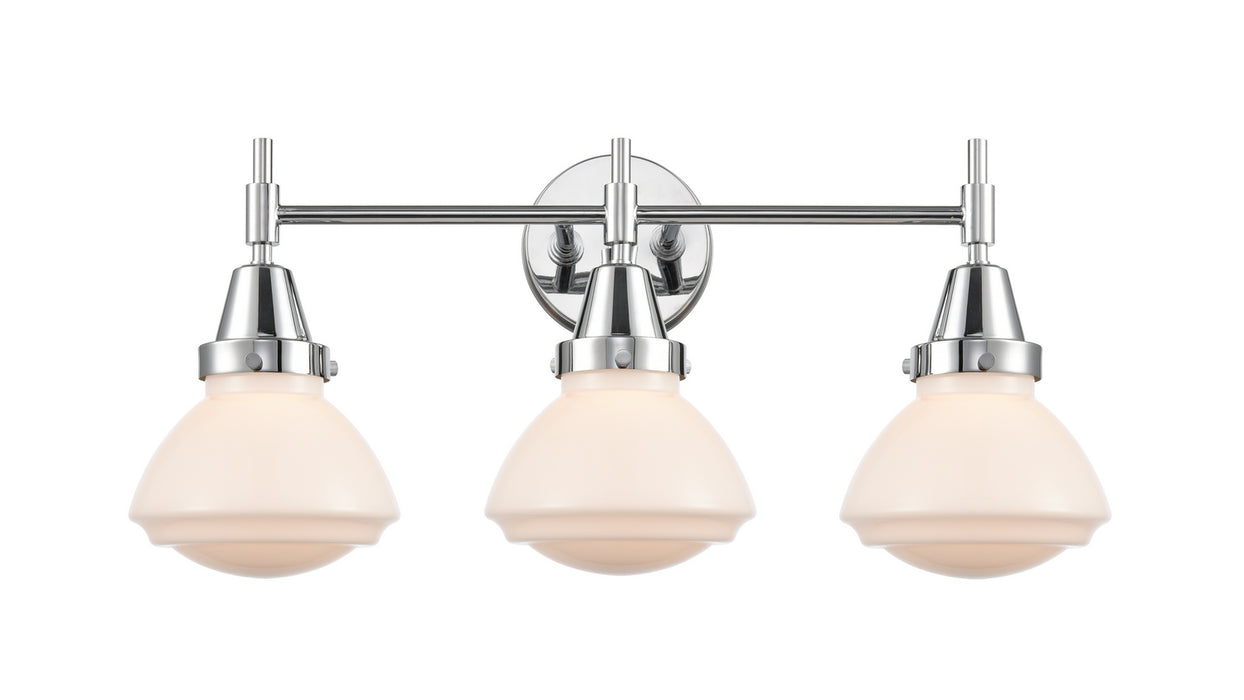 Innovations 447-3W-PC-G321 Three Light Bath Vanity, Polished Chrome