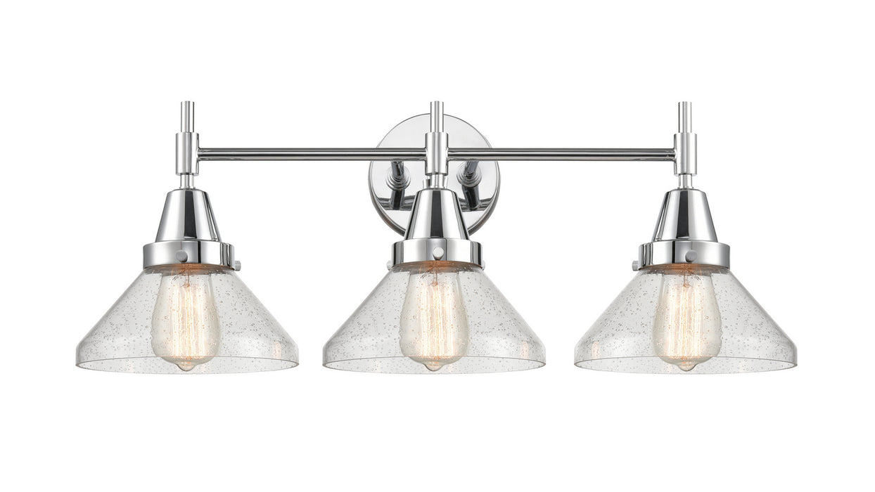 Innovations 447-3W-PC-G4474 Three Light Bath Vanity, Polished Chrome