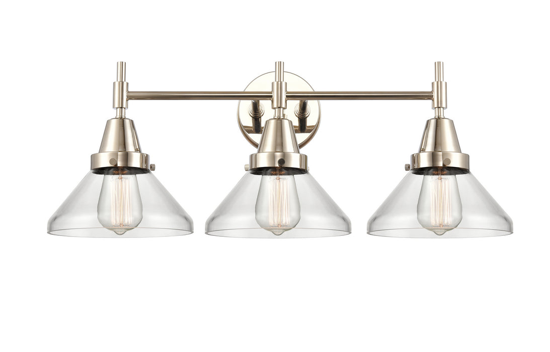 Innovations 447-3W-PN-G4472 Three Light Bath Vanity, Polished Nickel