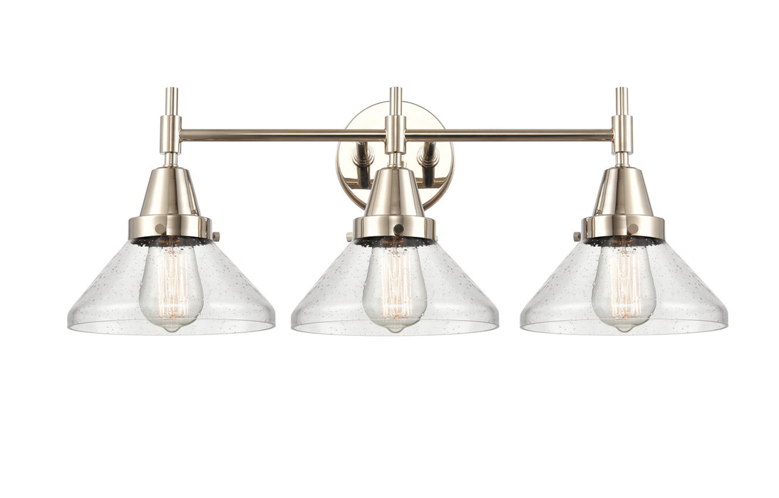 Innovations 447-3W-PN-G4474 Three Light Bath Vanity, Polished Nickel