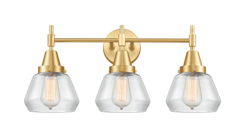 Innovations 447-3W-SG-G172 Three Light Bath Vanity, Satin Gold