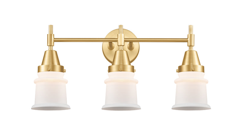 Innovations 447-3W-SG-G181S Three Light Bath Vanity, Satin Gold