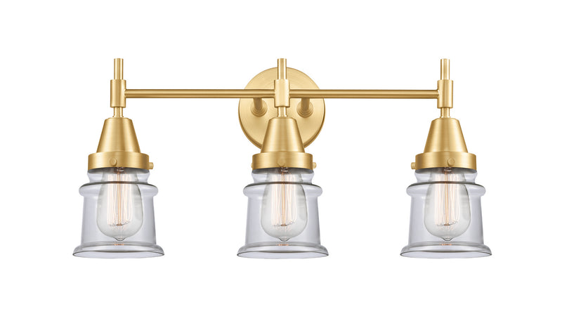 Innovations 447-3W-SG-G182S-LED LED Bath Vanity, Satin Gold