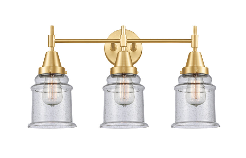 Innovations 447-3W-SG-G184-LED LED Bath Vanity, Satin Gold