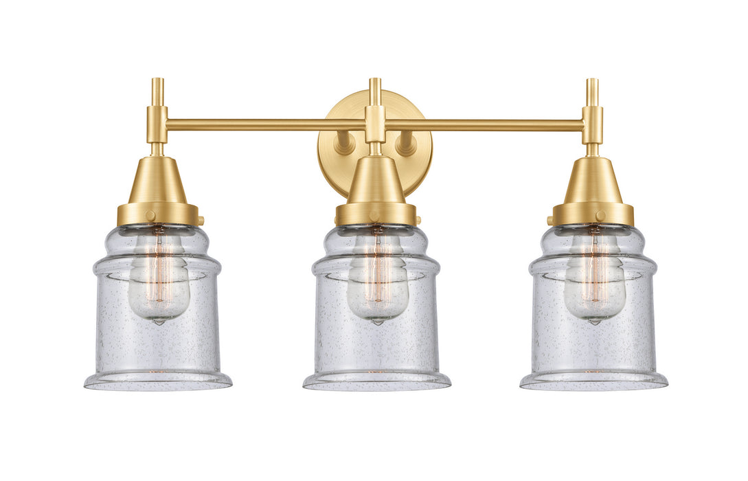 Innovations 447-3W-SG-G184-LED LED Bath Vanity, Satin Gold