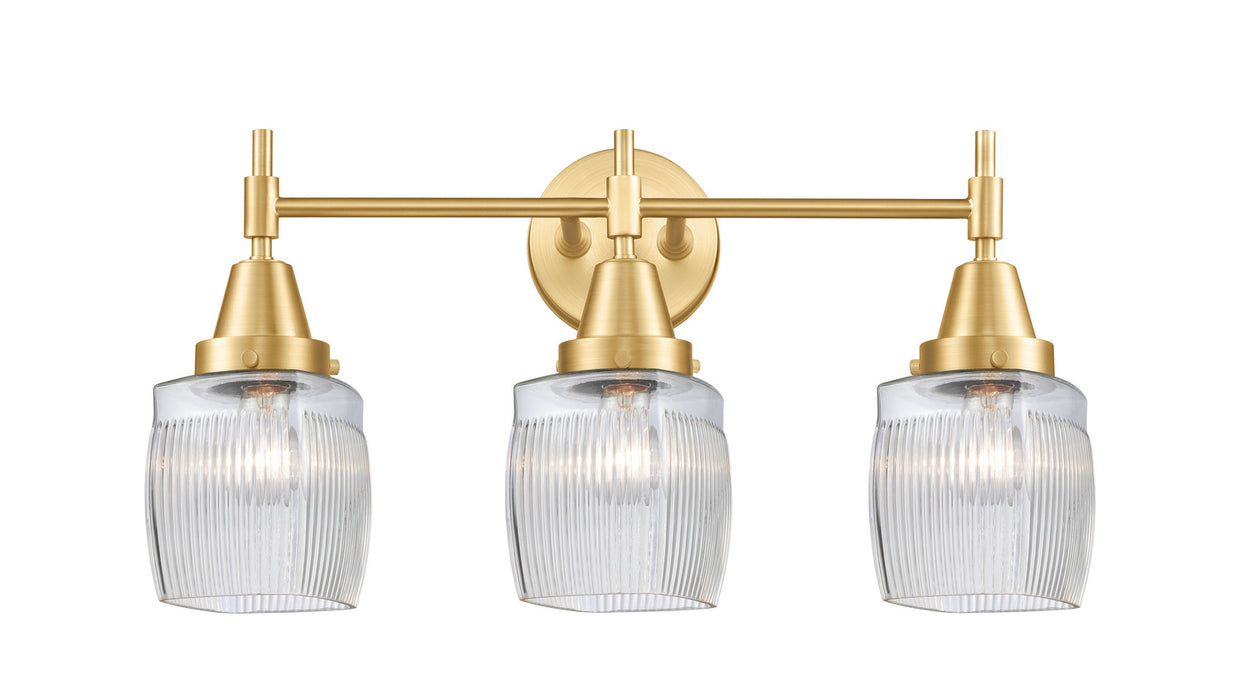 Innovations 447-3W-SG-G302-LED LED Bath Vanity, Satin Gold