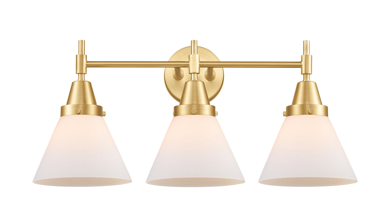 Innovations 447-3W-SG-G41 Three Light Bath Vanity, Satin Gold