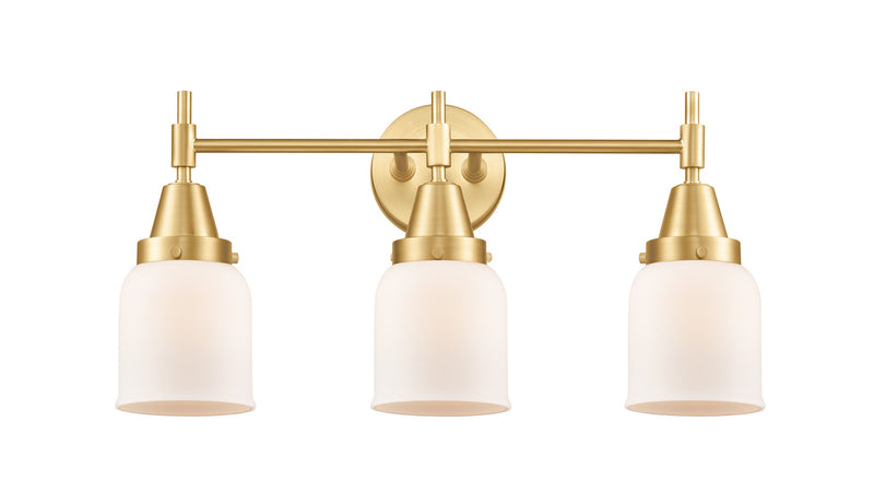 Innovations 447-3W-SG-G51 Three Light Bath Vanity, Satin Gold
