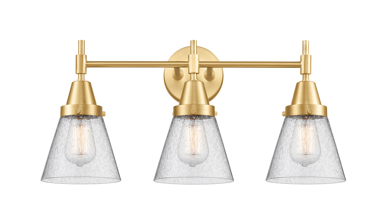 Innovations 447-3W-SG-G64-LED LED Bath Vanity, Satin Gold
