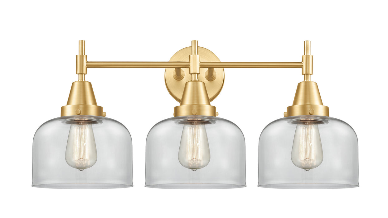 Innovations 447-3W-SG-G72 Three Light Bath Vanity, Satin Gold