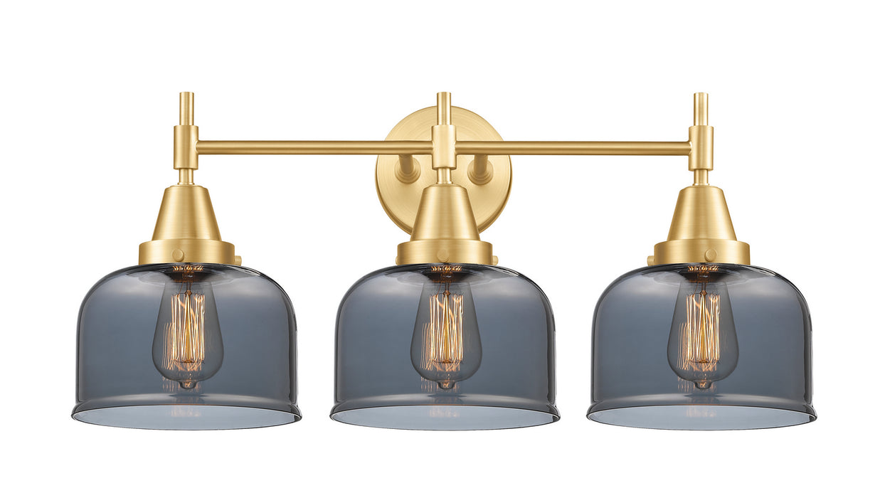 Innovations 447-3W-SG-G73 Three Light Bath Vanity, Satin Gold