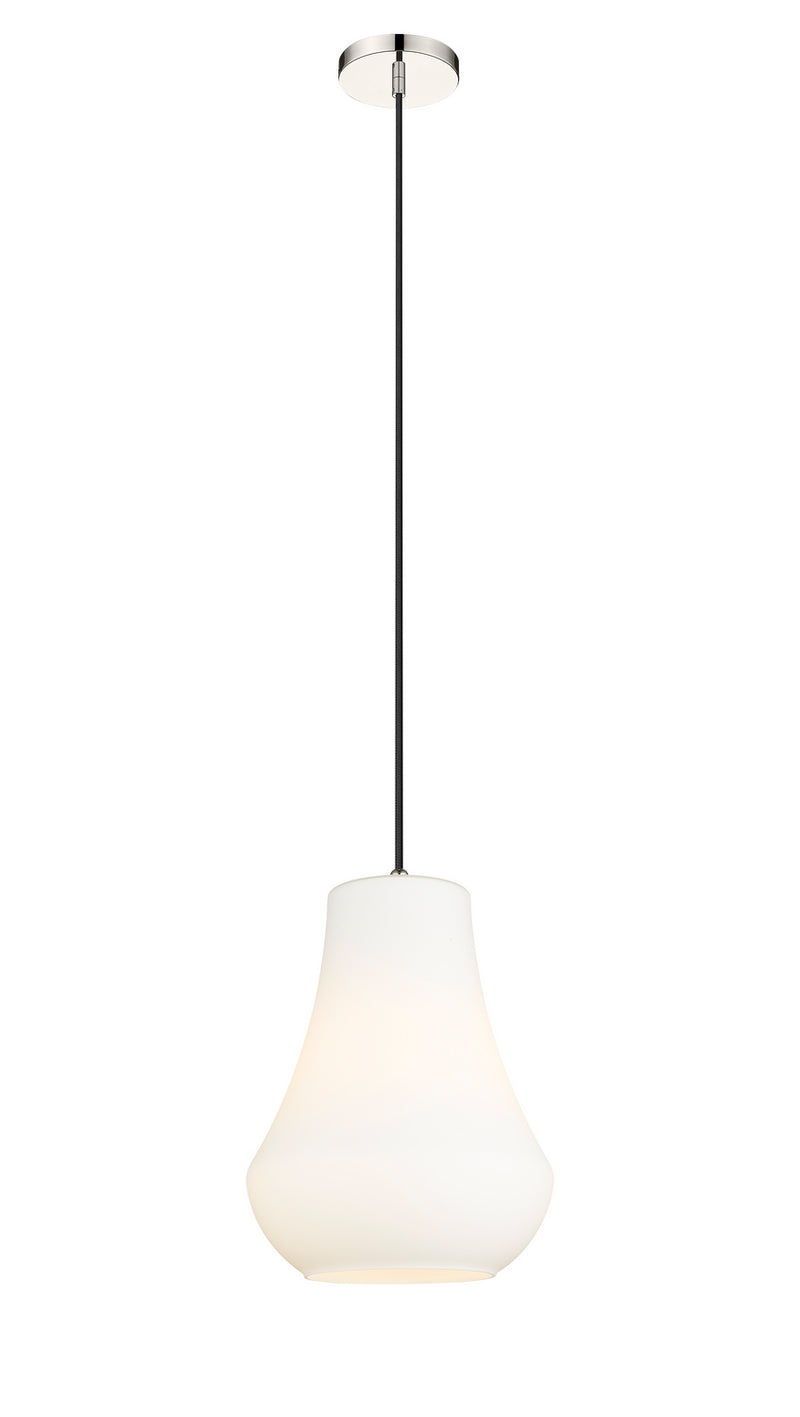 Innovations 491-1P-PN-G571-12 One Light Mini Pendant, Polished Nickel