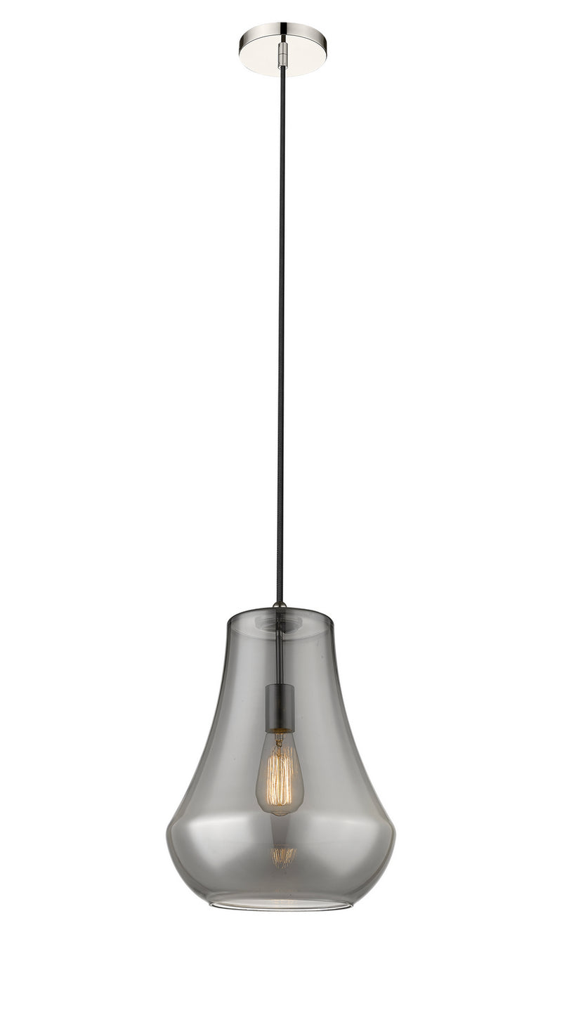 Innovations 491-1P-PN-G573-12 One Light Mini Pendant, Polished Nickel