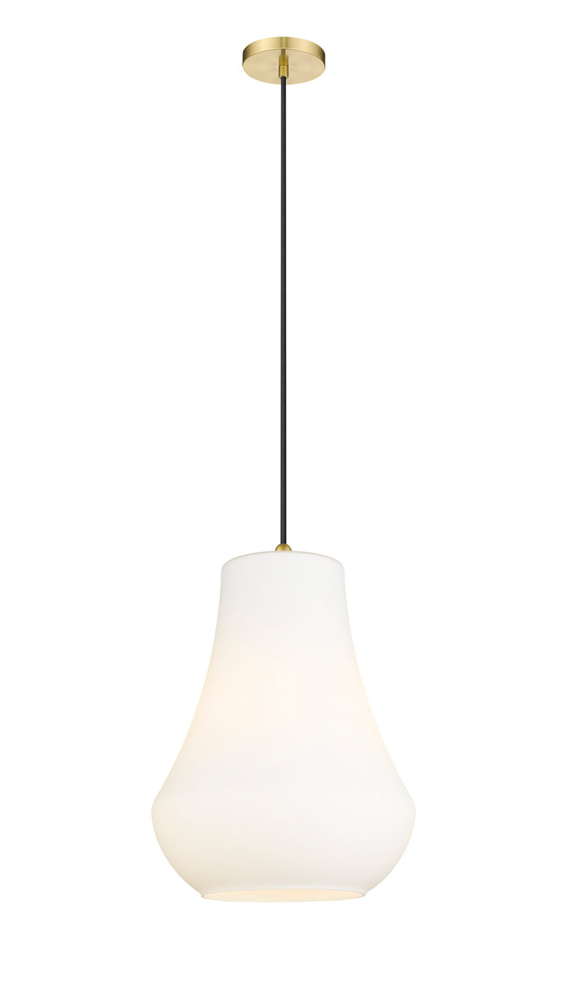 Innovations 491-1P-SG-G571-12 One Light Mini Pendant, Satin Gold