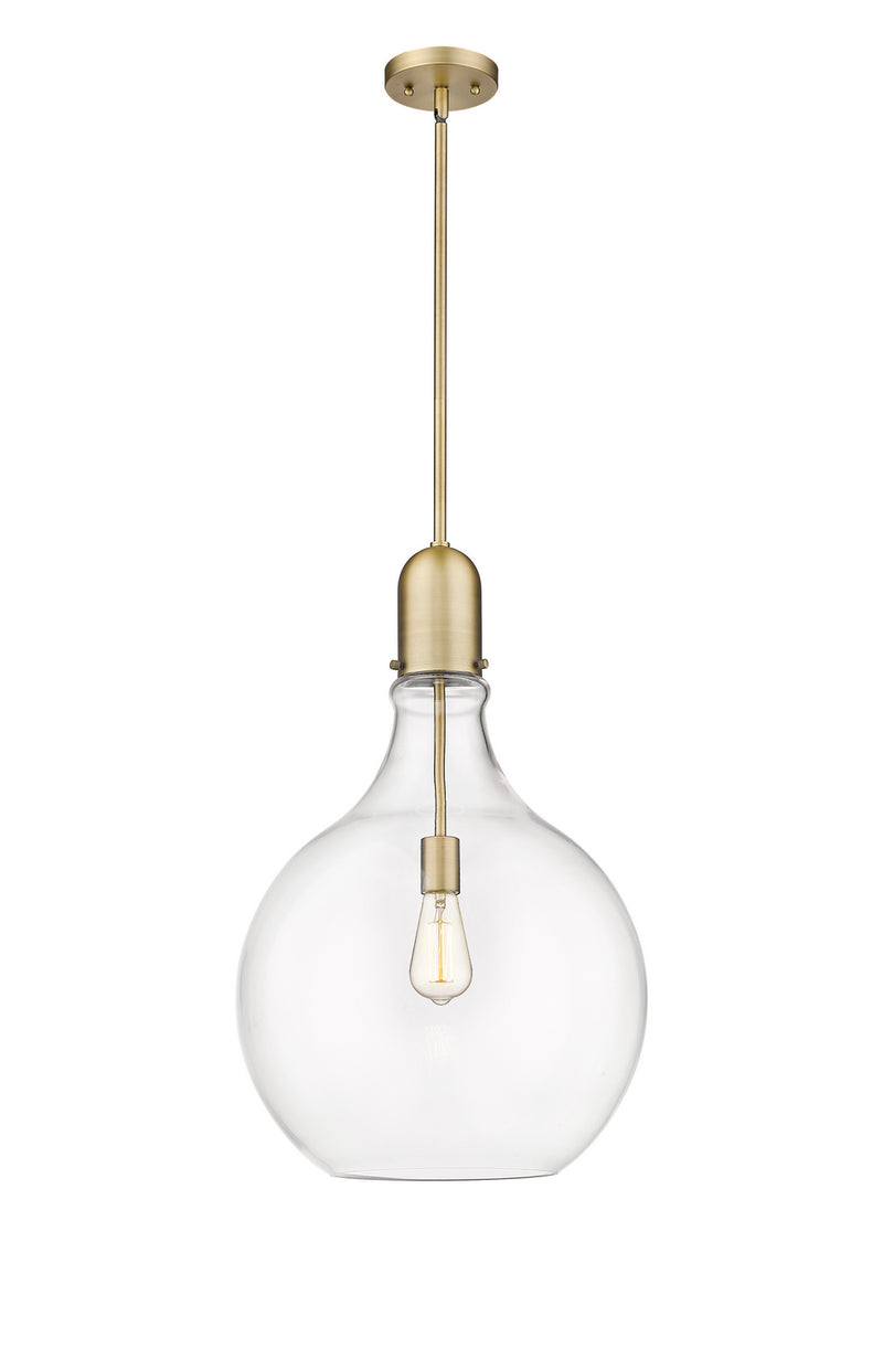 Innovations 492-1S-BB-G582-16-LED LED Pendant, Brushed Brass