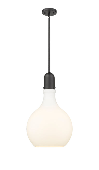 Innovations 492-1S-BK-G581-14 One Light Pendant, Matte Black