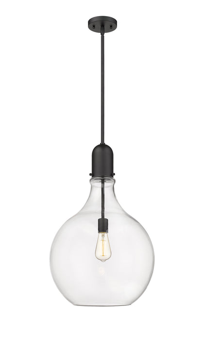 Innovations 492-1S-BK-G582-16 One Light Pendant, Matte Black