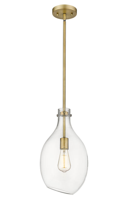 Innovations 493-1S-BB-G552-9-LED LED Mini Pendant, Brushed Brass