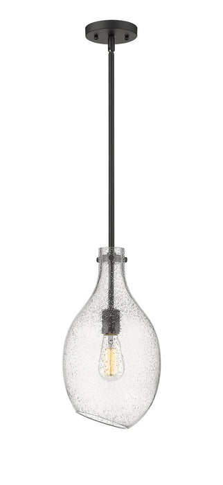 Innovations 493-1S-BK-G554-9-LED LED Mini Pendant, Matte Black