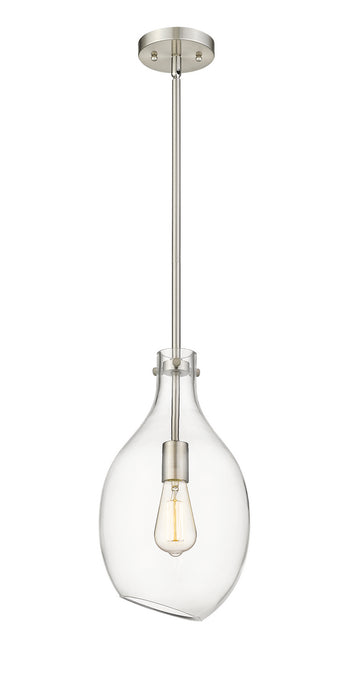 Innovations 493-1S-SN-G552-9 One Light Mini Pendant, Brushed Satin Nickel